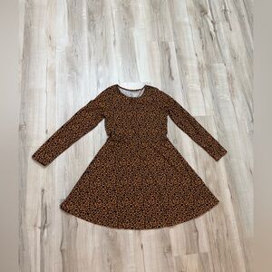 The Children's Place Brown Leopard Print Dress